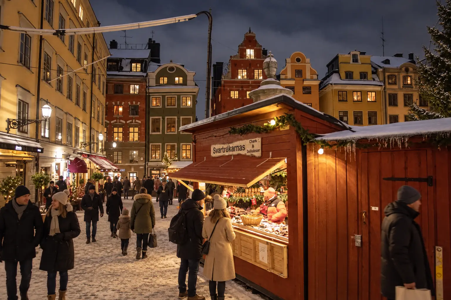 Les marchés de Noël de Stockholm