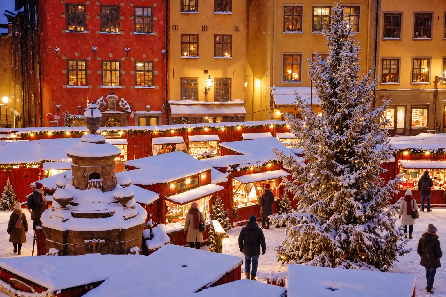 Les marchés de Noël de Stockholm