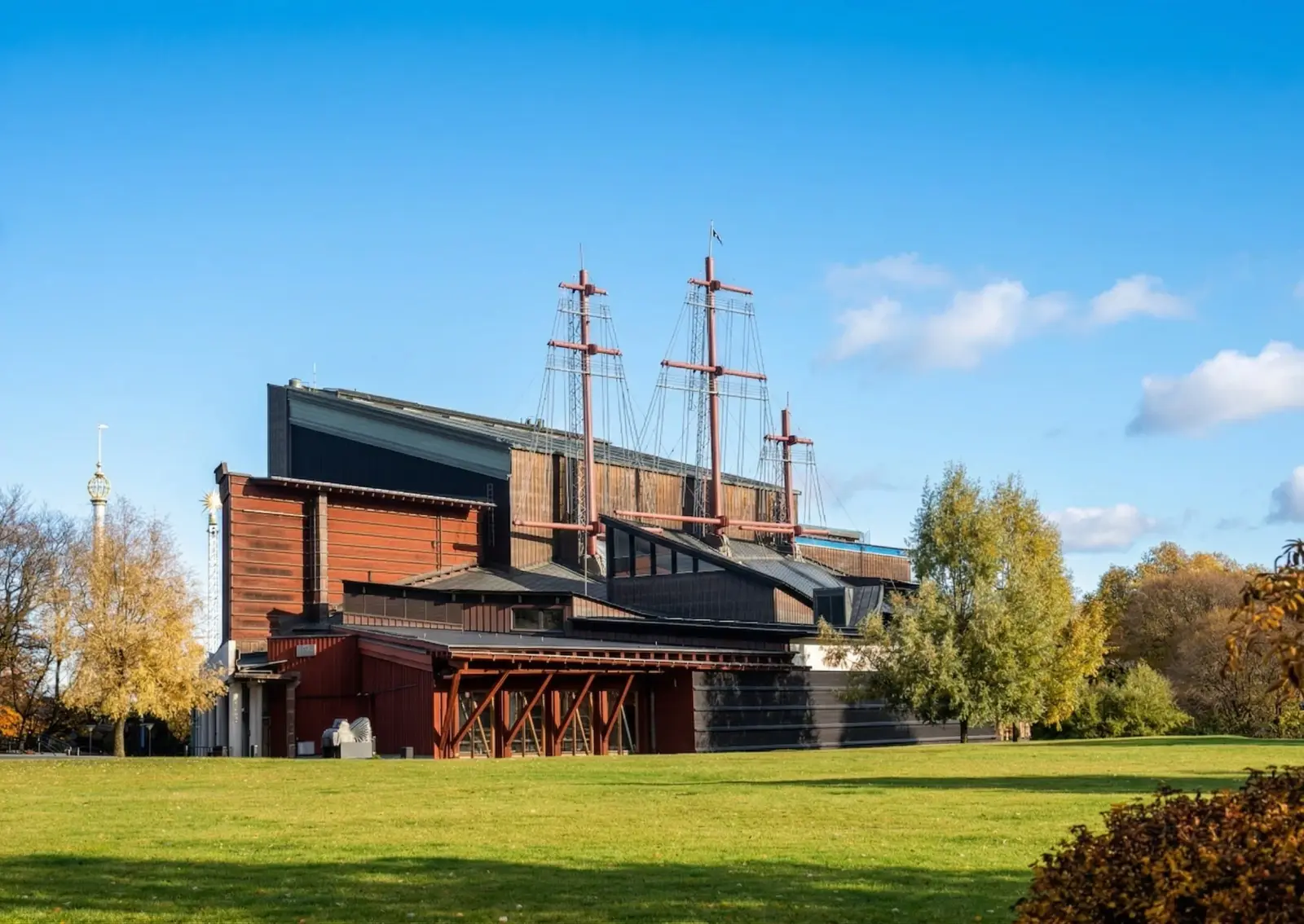 Vista esterna dell'edificio del Museo Vasa